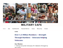 Tablet Screenshot of militarycafe.org